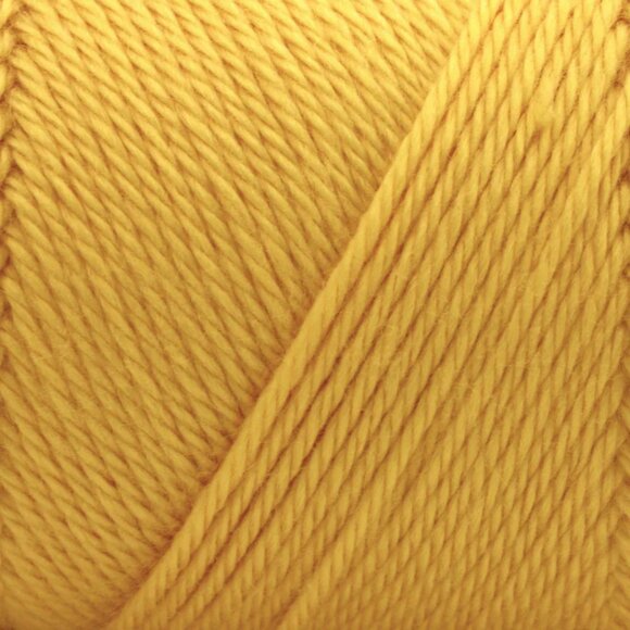 Hand Knit Baby Blanket in Sunshine Yellow - Picture 2 of 6